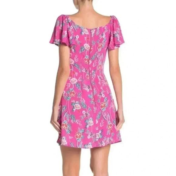 ROW A Ruffle‎ Mini Dress Size Small - Picture 2 of 8